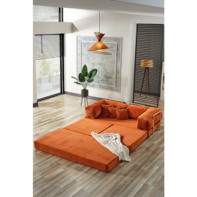 Resim Legom Alis Aktivite Koltuğu Yatak Olabilen Çok Amaçlı Kanepe Kiremit 