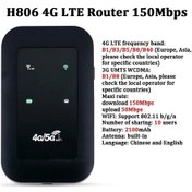 Resim 4g Lte Router 150mbps Portable Wifi Repeater 3650mah Unlocked Pocket Wireless Router C 