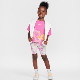 Resim Nike Nkg Flow-Ral Aop Bıke Short Set Çocuk Tayt Takımı 36M848 