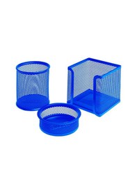 Resim Bigpoint Metal Perfore 3'Lü Set Mavi N11.22695 