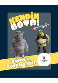 Resim Shrek Yeşil Dev - Boyama Seti Ve Shrek Figürü Buz Devri 