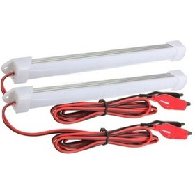 Resim Shineyee 2x 12 V Araba Led Smd Iç Işık Çubuğu Tüp Şerit Lamba Van Tekne Karavan Karavan Soğuk Beya 