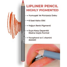 Resim Alix Avien Uzun Süre Kalıcı Dağılma Yapmayan Nemlendirici Dudak Kalemi Lipliner Pencil 14 Pomegranate Flower 