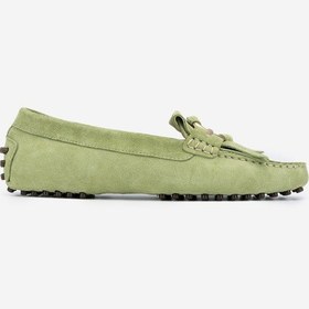 Resim Valmenti West Kadın Yeşil Süet Hakiki Deri Loafer Ayakkabı 540 1268 Bn Ayk Y24 Yeşil 