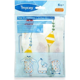 Resim mycey Tek Kullanımlık Bebek Önlüğü - 10'lu 