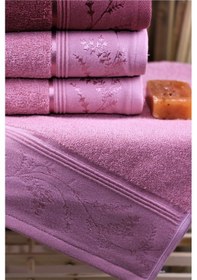 Resim Özdilek Ditsy 6'lı Pamuklu Su Emiciliği Yüksek 50 80 El Yüz Havlusu 