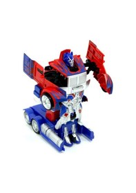 Resim Transformes Robota Dönüşen Araba Mavi 