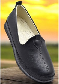 Resim 280h Rahat Ortopedik Taban Günlük Kadın Ayakkabı Babet Kadın Yazlık Ayakkabı Siyah 