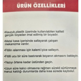 Resim Lastik Kalemi Lastikteki Yazıları Beyaz Renklendirme Beyaz Lastik Kalemi 