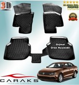 Resim Jetta 3D Paspas Havuzlu 2011 - 2020 Arası Siyah N11.26632 