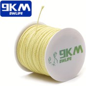 Resim 9KM DWLIFE Yüksek Mukavemetli Örgülü Kevlar Balıkçılık Hattı - %100 Dupont Kevlar, Ucuz ve Dayanıklı Sarı Yardımcı İp Uçurtma, Roketçilik, Kamp ve Kendin Yap Projeleri için, Uçurtma Temel Gereksinimleri | Markalı Makara Tasarımı | Hafif Kevlar, Uçurtma İpi 