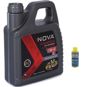 Resim Nova 10W-40 Sl Motor Yağı 4 L + Cam Suyu Konsantresi 80 ML 