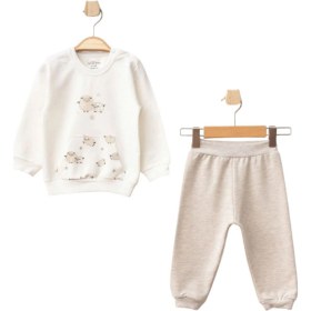 Resim Aziz Bebe 2'li Takım 2311 Bej-melaj 