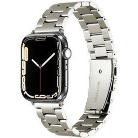 Resim Teknodur Watch 42mm Uyumlu Krd-93 Metal Kordon-titanyum 