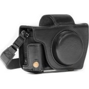 Resim MegaGear Canon Powershot G5 X Suni Deri Kamera Çantası 
