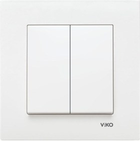 Resim Viko Karre Dual Anahtar Beyaz Çerçeve Hariç 90967x44 Viko 