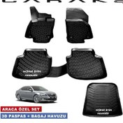 Resim Skoda Süper B 3D Havuzlu Paspas+Bagaj Havuzu 2015-2021 Arası N11.22420 
