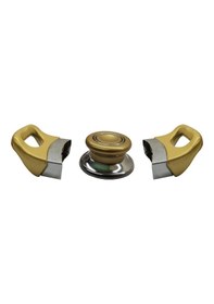 Resim Gold Tencere Tava Yan Kulpları Ve Kapak Kulpu Seti - 4 Set 