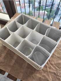 Resim 12 Bölmeli Pratik Bölmeli Çekmece Düzenleyici Organizer 