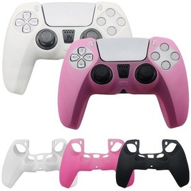 Resim Sony Ps5 Silikon Gamepad Koruyucu Kılıf İçin Beyaz 