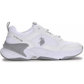 Resim U.s. Polo Assn. Maybe 5fpr Ortopedik Spor Ayakkabısı Yeni Sezon Ürünü Beyaz Beyaz 