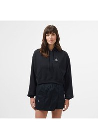 Resim Converse Chuck Taylor Boxy Kadın Siyah Kapüşonlu Sweatshirt Siyah 
