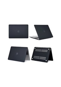 Resim Apple Uyumlu MacBook Air M1Işlemci 2020 A2337 13" Hardcase Kılıf Kapak Siyah 