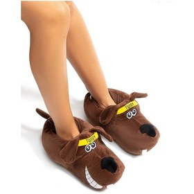 Resim Twigy Aero Kadın Hayvanlı Panduf Kahverengi 36/41 EE0540 Kahverengi 