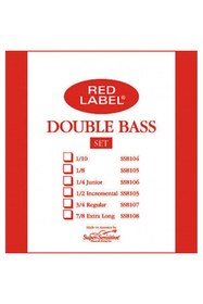 Resim Super Sensitive Sensitive Red Label 1/2 Kontrbas Teli Takım 