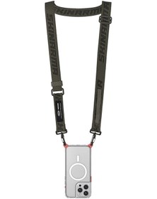 Resim Skinarma Scout Xe Serisi Logolu Ayarlanabilir Telefon Boyun Askı Kayışı Koyu Yeşil 