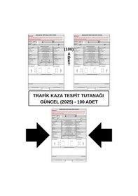 Resim Trafik Kaza Tesit Tutanağı Güncel 2025 - 100 Adet 