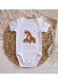 Resim Bitmeyenkartus Bk Kids Annem Her Şeyim Tasarımlı Bebek Body Zıbın - Model 2 Çok Renkli 