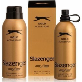 Resim Slazenger Gold 125 ml Parfüm + 150 ml Deo Set 2 Li Gold Özel Seri 