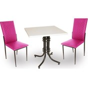 Resim Beymobilya Buket Werzalit Kare Esb -Gözde 2Li Mutfak Masa Takımı (80X80) 