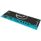 Resim GOGOPREMİUM CF MOTO UYUMLU MAVİ DESENLİ 80 X 220 cm KAYDIRMAZ MOTOSİKLET HALISI 