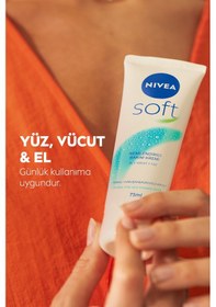 Resim Soft Nemlendirici Bakım Kremi 75 Ml, Jojoba Yağı, E Vitamini, El Yüz Vücut, Yumuşak Cilt Hissi 