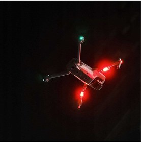 Resim Autowise 4 Adet Mini Uçak Kanat Led Kablosuz Aircraft Rgb Led Lamba Kablosuz Mini Çakar Usb Şarjlı 