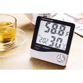 Resim Genel Markalar Masaüstü Dijital Termometre Nem Ölçer Higrometre 