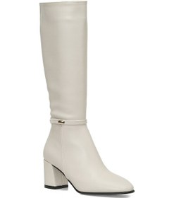 Resim Butigo 25k-7049 5pr Bej Kadın Topuklu Çizme 000000000102054698 Bej 