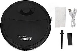 Resim Miokycl Robot Süpürge Balck Akıllı Süpürme Robotu 3 in 1 Güçlü Döner Tekerlek Mini Anlamak Vakum Sert Zemin için 