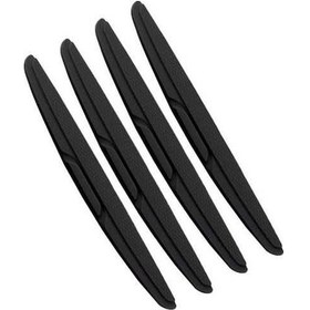 Resim Dancemonkey Shan Shı 7755 4 Adet Kapı Çarpışma Önleyici Silikon Şeritler - Siyah 