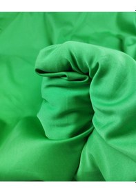 Resim Çimen Yeşili Renkte Pamuklu Dokuma Kumaş En: 120 Cm-10166 10 