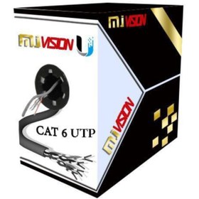 Resim MJ VİSİON Cat6 Utp 24 Awg 305 Mt Network Kablosu 