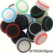 Resim 8/16/24/32 adet Geliştirilmiş Performans Parmak Tutuşları - PS5, PS4, Xbox Series X/S için Kontrolcü Joystick Aksesuarları - Ergonomik Tasarım, Kaymaz, Teri Tutmayan ve Dayanıklı Parmak Tutuşları 