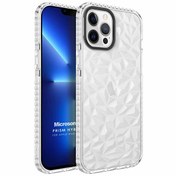 Resim Apple Iphone 13 Pro Kılıf Prism Hybrid Şeffaf Microsonic