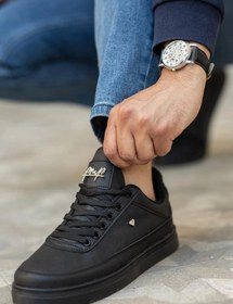 Resim one blue Deri Günlük Ortopedik Rahat Kaliteli Bağcıklı Casual Astarlı Şık Erkek Sneaker Spor Ayakkabı 