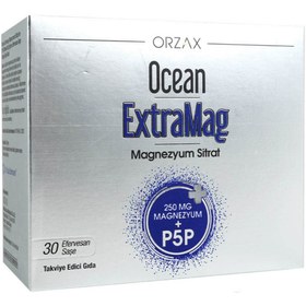 Resim OCEAN Extramag Magnezyum Sitrat P-5-P 30 Saşe 