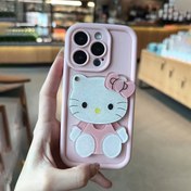 Resim [Authorized] Sanrio Series DIY Three-Dimensional Pink Makeup Mirror Anti-Fall Protective Mobile Phone Case Suitable for Apple 16Promax//16Plus/16/16Pro/15Promax/15Pro/15Plus/15/14/14Plus/14Pro/14Promax/13/13Pro/13Promax/12/12Pro/12Promax/11/11Pro/11Pro Max 