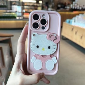 Resim [Authorized] Sanrio Series DIY Three-Dimensional Pink Makeup Mirror Anti-Fall Protective Mobile Phone Case Suitable for Apple 16Promax//16Plus/16/16Pro/15Promax/15Pro/15Plus/15/14/14Plus/14Pro/14Promax/13/13Pro/13Promax/12/12Pro/12Promax/11/11Pro/11Pro Max 