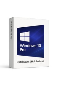 Resim MICROSOFT OEM Windows 10 Pro 32/64bit Kalıcı Lisans Anahtarı - Retail Key 